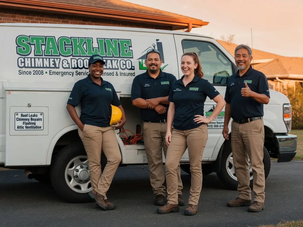 Chimney flashing repair company in Yadkinville, NC